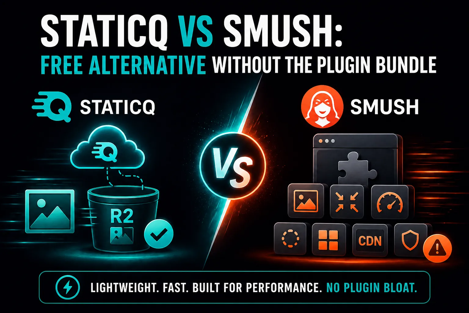 StaticQ vs Smush: A Free Alternative for WebP, CDN, and Library Cleanup